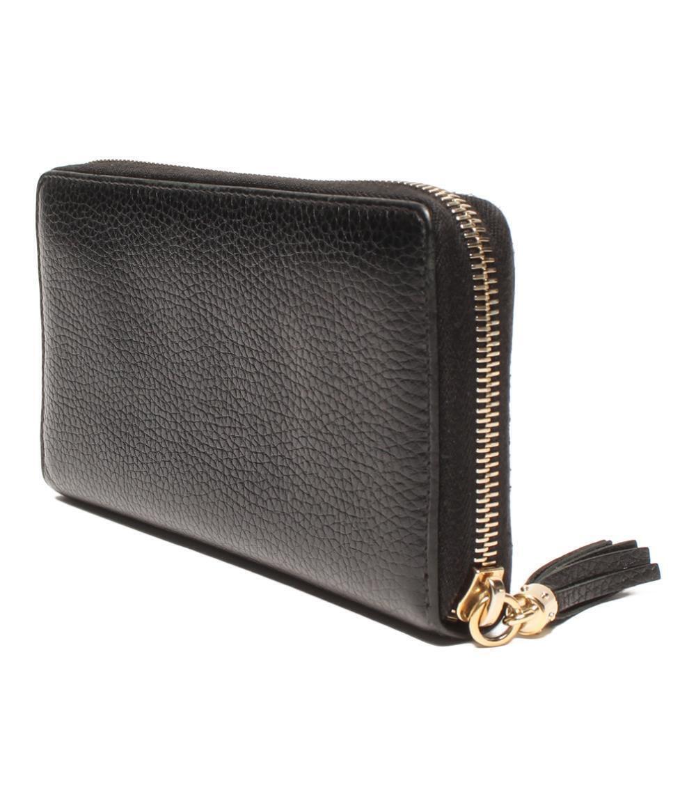 Gucci Wallet Round Zipper Long Soho Black